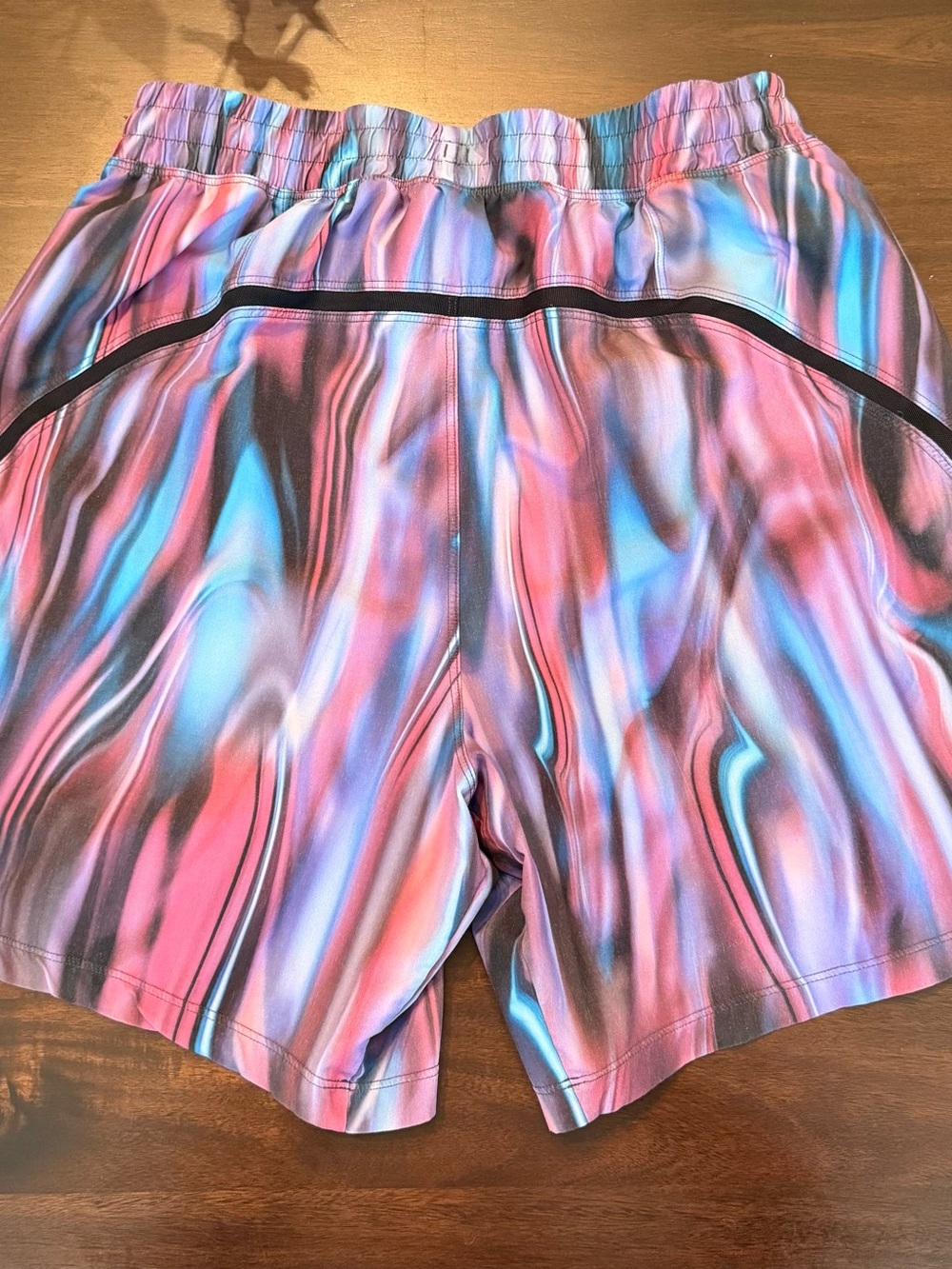 Men’s Pace Breaker Linerless Short 7" - multicolor swirl - Picture 2 of 2